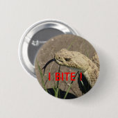 R8 Prairie Rattlesnake Head Shot Button (Vorne & Hinten)