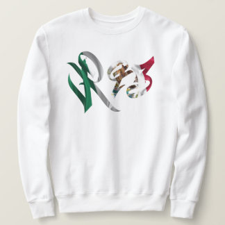 R93 Viva La Raza Crew-Strickjacke Sweatshirt