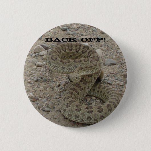 R9 Prairie Rattlesnake Button (Vorderseite)