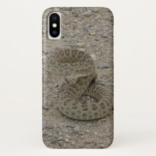 R9 Prairie Rattlesnake Coiled iPhone X Hülle