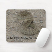 R9 Prairie Rattlesnake Coiled Mousepad (Mit Mouse)