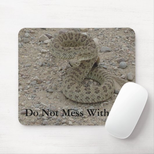 R9 Prairie Rattlesnake Coiled Mousepad (Mit Mouse)