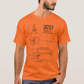 R-22 Robinson Hubschrauber-Plan-T - Shirt (Vorderseite)