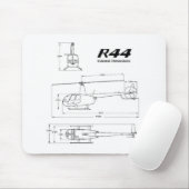 R-44 Robinson Mousepad (Mit Mouse)