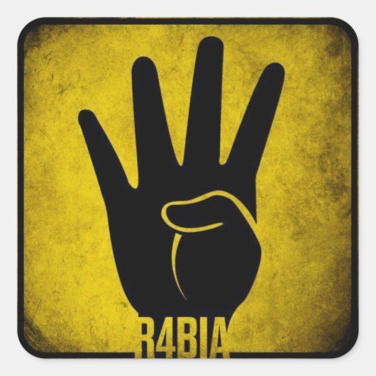 R 4BIA QUADRATISCHER AUFKLEBER (Vorderseite)