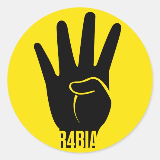 R 4BIA RUNDER AUFKLEBER (Vorderseite)
