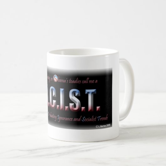 R.A.C.I.S.T. KAFFEETASSE (VorderseiteRechts)