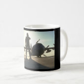 R.A.F. C-130 Herkules Transport_Military Flugzeuge Kaffeetasse (VorderseiteRechts)