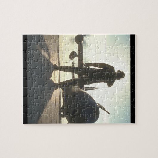 R.A.F. C-130 Herkules Transport_Military Flugzeuge Puzzle (Horizontal)