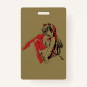 R & B Manga, Neko Catgirl Furry Loli Anime Ausweis (Rückseite)