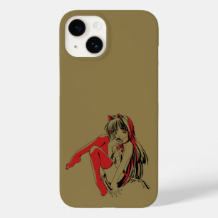 R & B Manga, Neko Catgirl Furry Loli Anime Case-Mate iPhone 14 Hülle