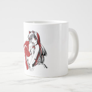 R & B Manga, Neko Catgirl Furry Loli Anime Jumbo-Tasse