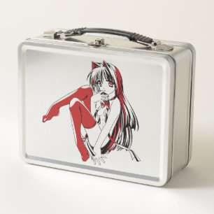 R & B Manga, Neko Catgirl Furry Loli Anime Metall Brotdose