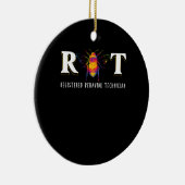 R Bee T RBT Registrierter Verhaltenstechniker Keramik Ornament (Rechts)