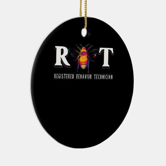 R Bee T RBT Registrierter Verhaltenstechniker Keramik Ornament (Rechts)