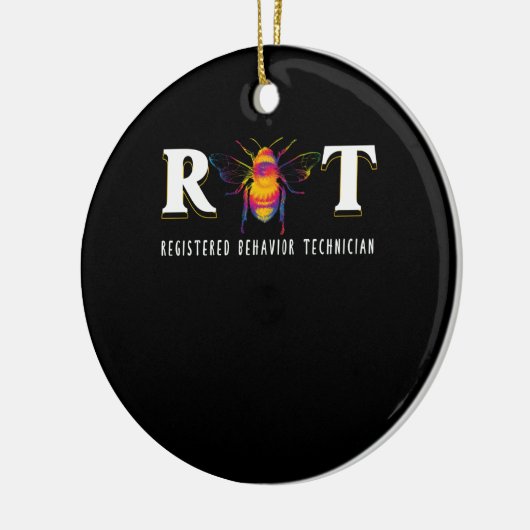 R Bee T RBT Registrierter Verhaltenstechniker Keramik Ornament (Links)