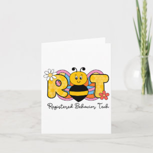 R Bee T Registered Behavician Rbt Floral Karte