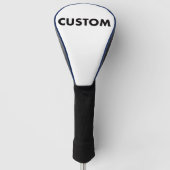 R. BLUE Piping Custom Golf Driver Headcover Blank (Vorderseite)