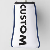 R. BLUE Piping Custom Golf Putter Headcover Blank (Rotieren 90)