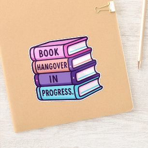 r Bücher Custom-Cut Vinyl Sticker