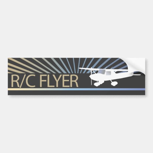 R/C Flyer Autoaufkleber (Vorne)