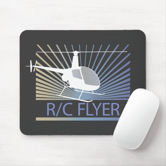 R-C Flyer-Hubschrauber Mousepad (Mit Mouse)