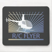 R-C Flyer-Hubschrauber Mousepad (Vorne)