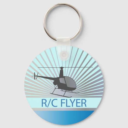 R-C-Flyer-Kopter Schlüsselanhänger (Vorderseite)