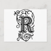 R Dekorationsschreiben Postkarte (Vorderseite)