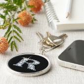 "R" Diamant Bling Schlüsselanhänger (Seite)