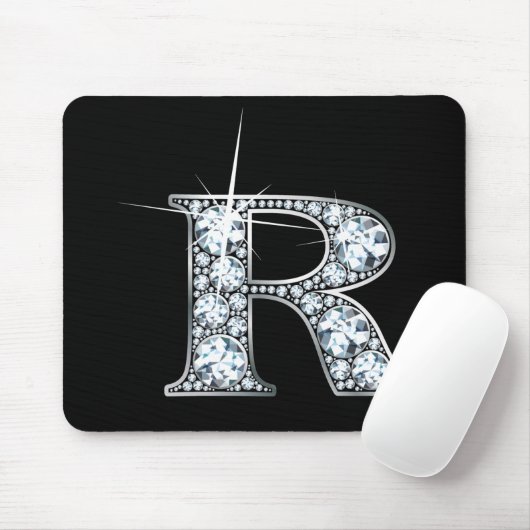 "R" Diamond Bling Mousepad (Mit Mouse)