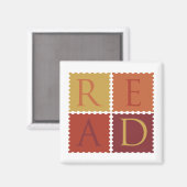 R-E-A-D-Magnet (Licht) Magnet (Vorderseite/Rückseite)
