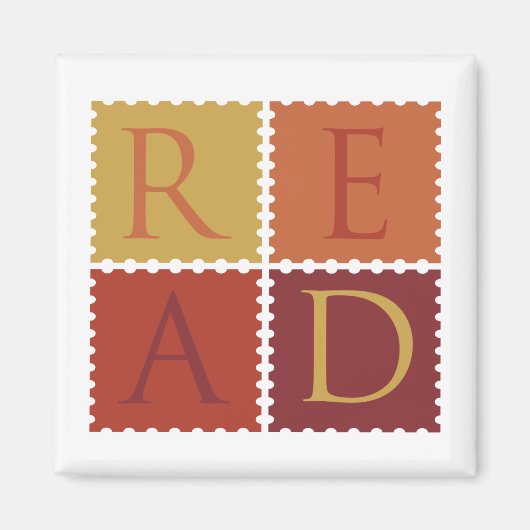R-E-A-D-Magnet (Licht) Magnet (Vorne)