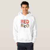 R.E.D. - Batik-Muster Hoodie (Vorne ganz)