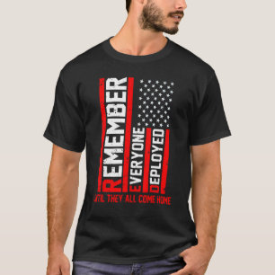 R E D Soldaten erinnern sich an alle, die R E D fü T-Shirt