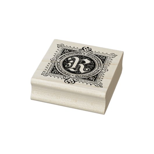 R Erster Buchstabe Gummistempel (Stempel)