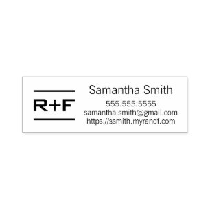 R+F Info-Briefmarke Permastempel