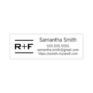 R+F Info-Briefmarke Permastempel