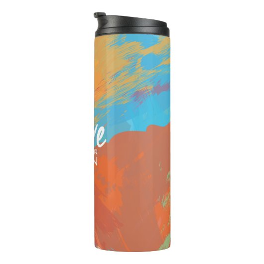 R+F inspiriert Thermosbecher (Nach rechts gedreht)