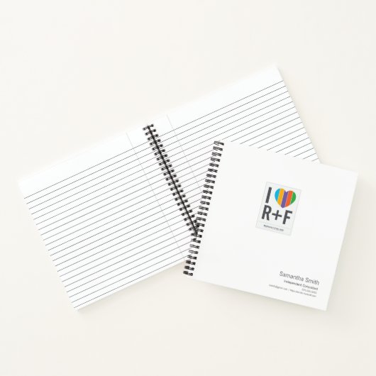 R + F Notebook Notizblock (Innenseite)