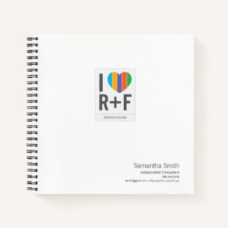 R + F Notebook Notizblock