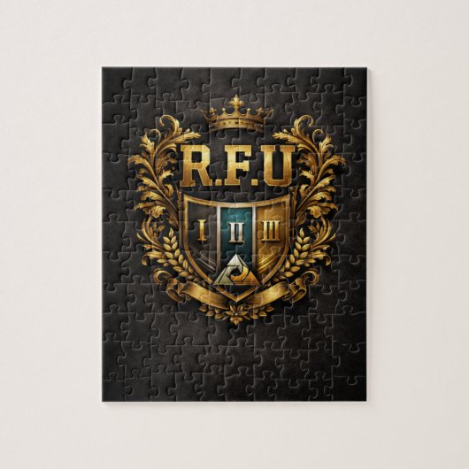 R.F.U Crown Crest Puzzle  (Vertikal)