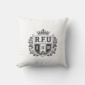 R.F.U Crown Crest Wurfkissen Kissen