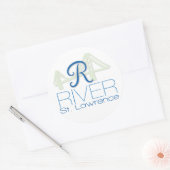 R Fluss - Saint Lawrence Sticker (Umschlag)