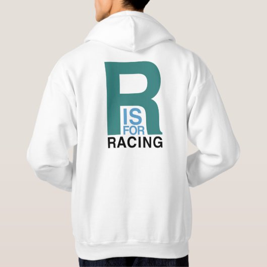 R für das Laufen Hoodie (Rückseite)