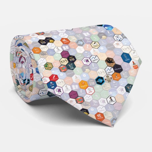 R Hex-Krawatte Krawatte (Gerollt)