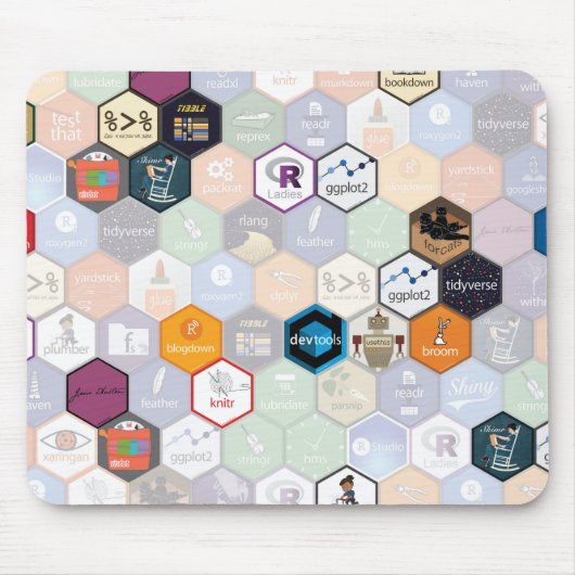 R Hex Mousepad (Vorne)