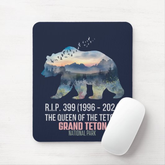 R.I.P. 399 (1996-2024) Königin des Zetonbären Mousepad (Mit Mouse)