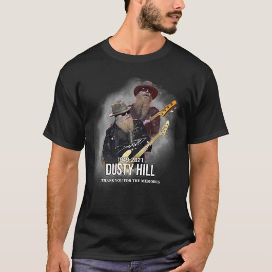 R.I.P Dusty Hill - Danke für die Erinnerungen   T-Shirt (Vorderseite)