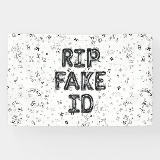 R.I.P. Fake I.D.-Banner Banner (Horizontal)